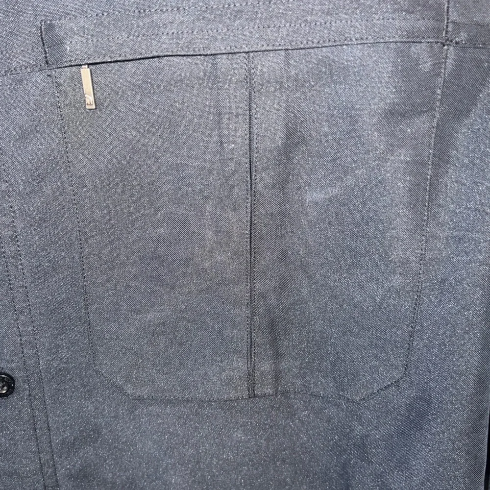 The North Face Men's XL Black Modal Blend Roll Tab Sleeve Hiking Button Down